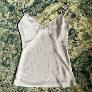 Aritzia satin tank